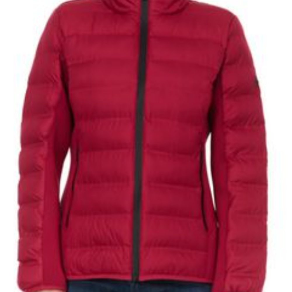 Swiss Tech Women's Quilted Mixed Media Jacket
